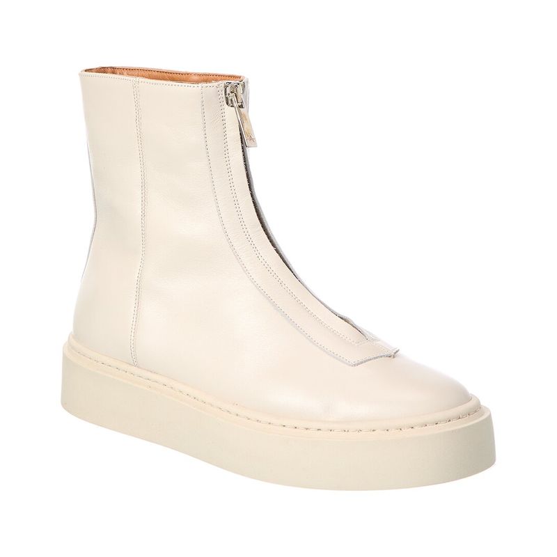Aquatalia Libera Waterproof Leather Sneaker, White